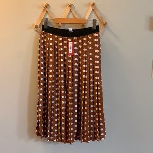 Joe fresh x Jillian Harris new with tags polka dot midi skit - size small